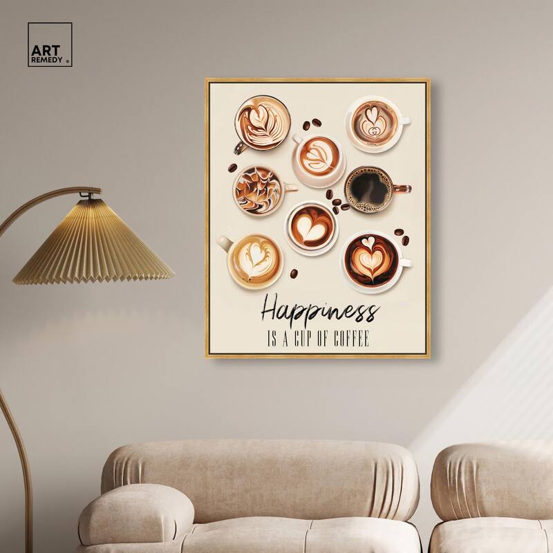 68945 Coffee Cup Collection Canvas by Art Remedy