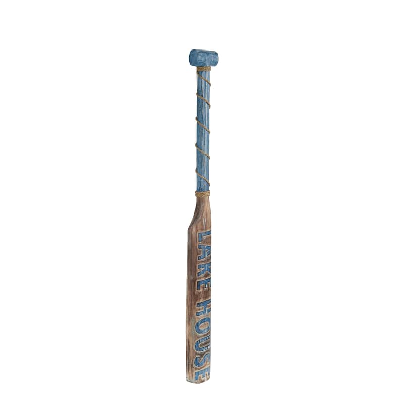 Wood Paddle Home Wall Decor - Blue - Roche River Decor