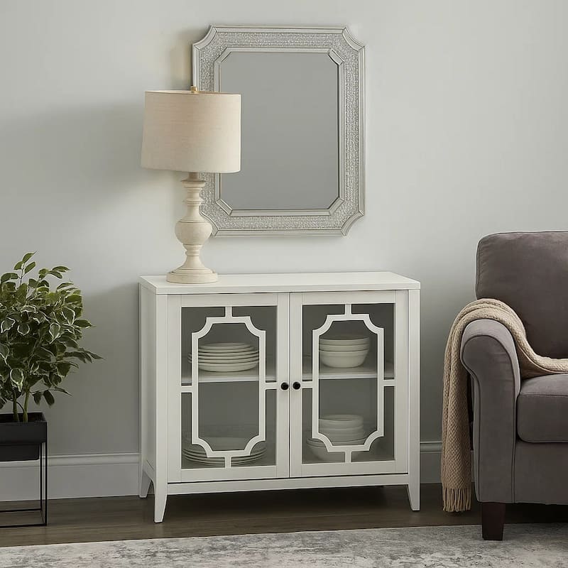 Pali 47 Inch Wall Mirror, Beveled Edge, Art Deco, Faux Crystals, Silver