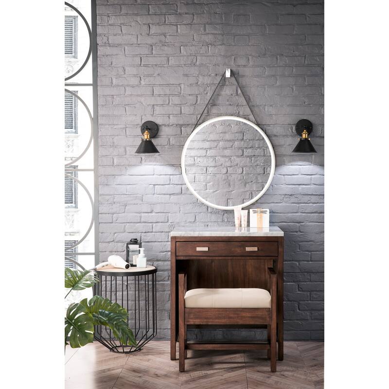 Addison 24.5" Upholsted Bench - 24.5 in. W x 15 in. D x 24.5 in. H