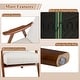 preview thumbnail 13 of 14, Gymax Set of 2 Accent Chair Leathaire Leisure Armchair w/ Rubber Wood