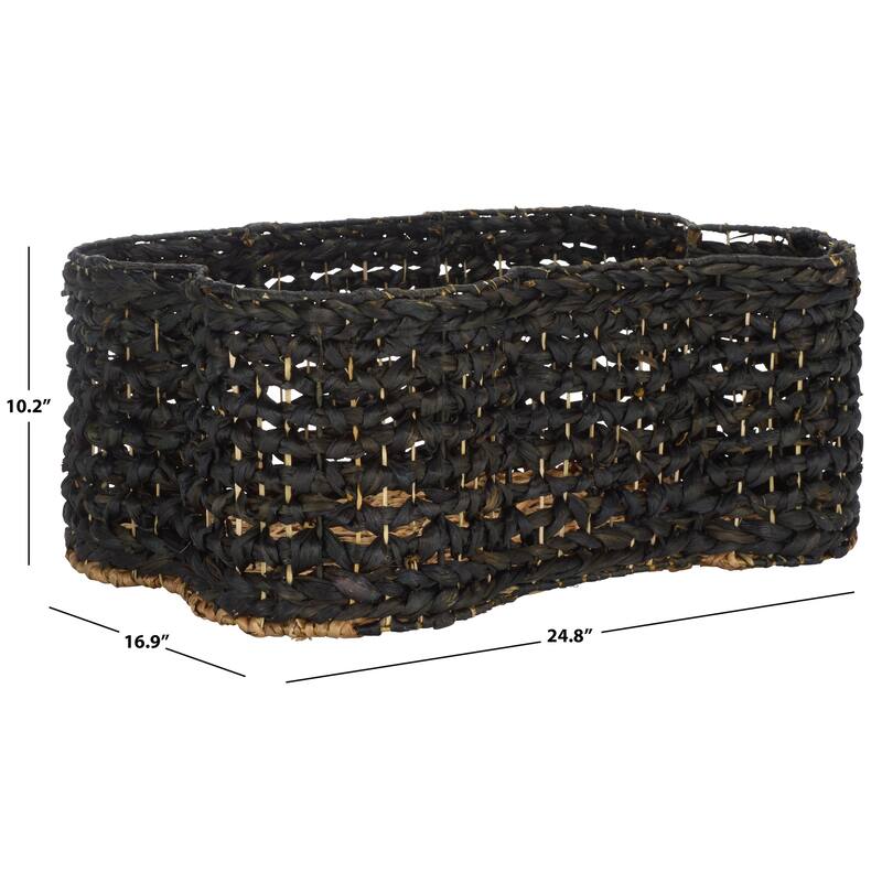 SAFAVIEH Roscoe Dog Bone Storage Basket Set of 2 (Fully Assembled). - 25"W x 17"D x 10"H