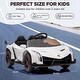 preview thumbnail 3 of 27, 12V Kids Ride On Car, Licensed Lamborghini Veneno Electric Car for Kids, Battery Powered Sports Car for Kids Gift
