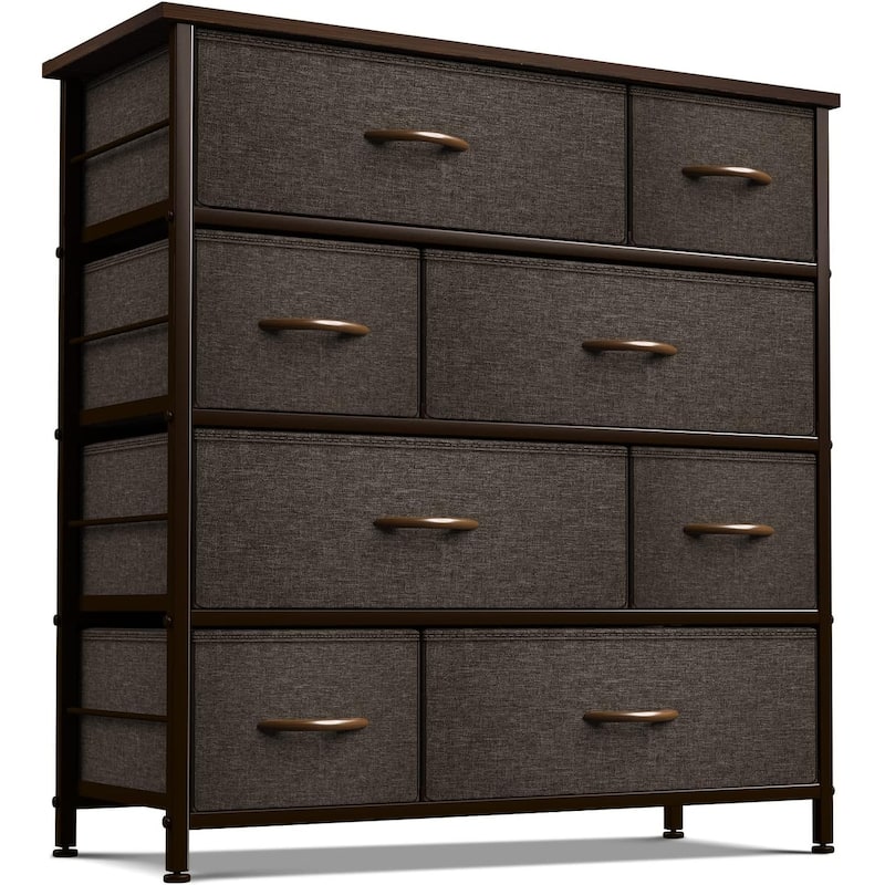 Dresser w/ 8 Drawers Furniture Storage & Chest Tower for Bedroom