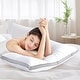 preview thumbnail 2 of 8, Cotton Gusseted Pillows, Down Alternative Bed Pillows for Side&Back Sleepers, Set of 2