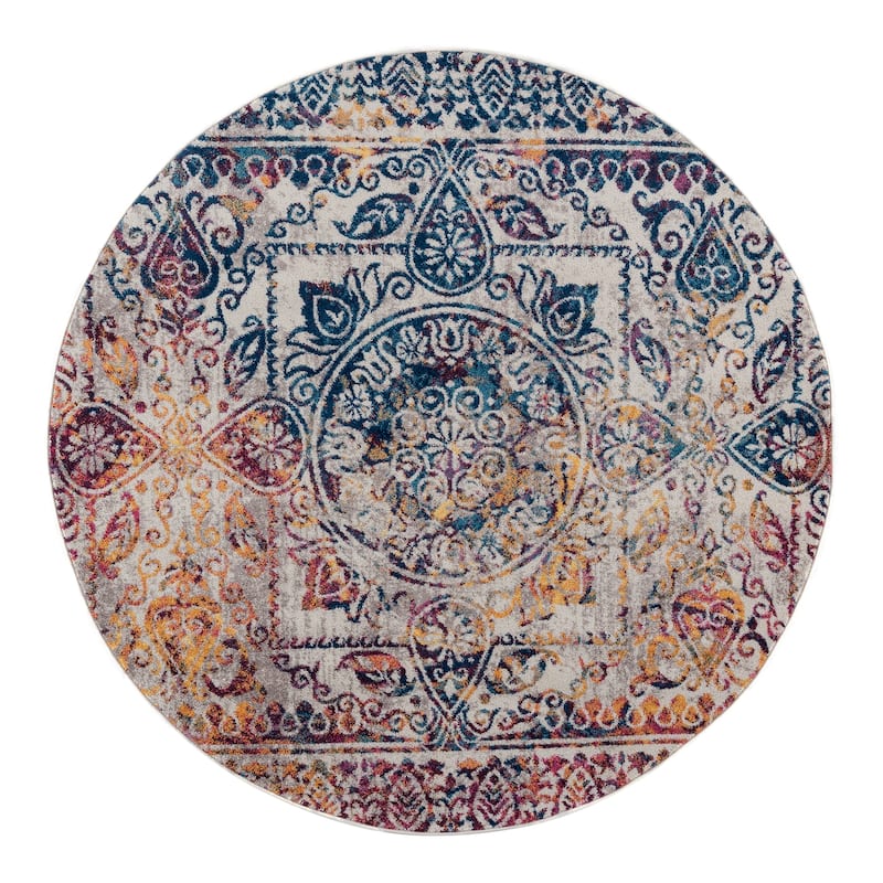Manhattan Burke Tribal Multi-Colored Runner Rug