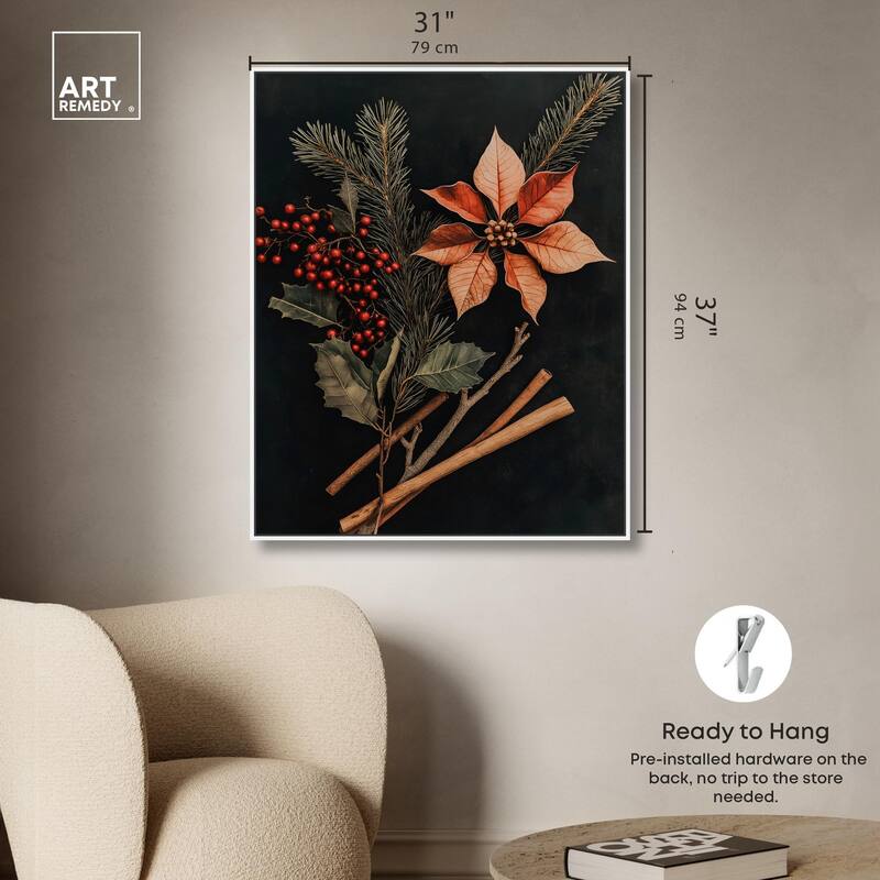 Hearth Flora Canvas by Art Remedy