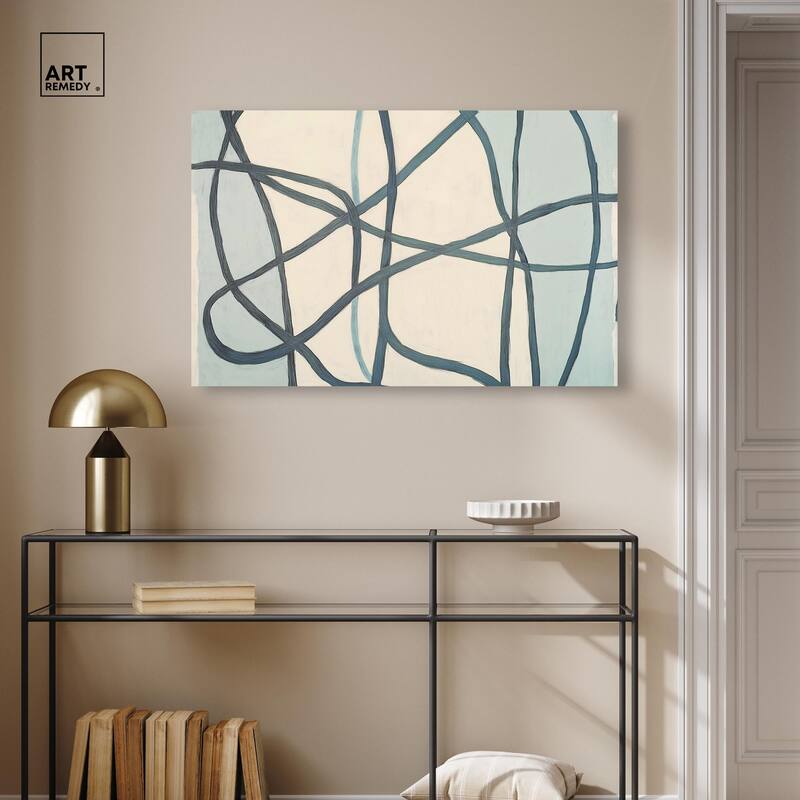 Eternal Loop II Canvas by Art Remedy, Gallery Wrapped