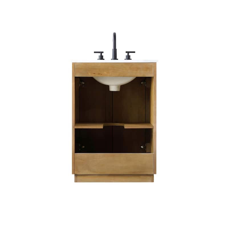 Elegant Lighting VF29024 Chase 24" Free Standing Single Basin Vanity