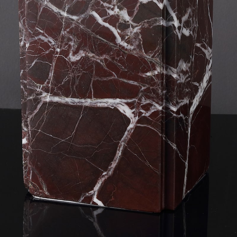 SAFAVIEH Couture Mackenzie Square Marble Table Lamp - 16"W x 16"D x 25"H