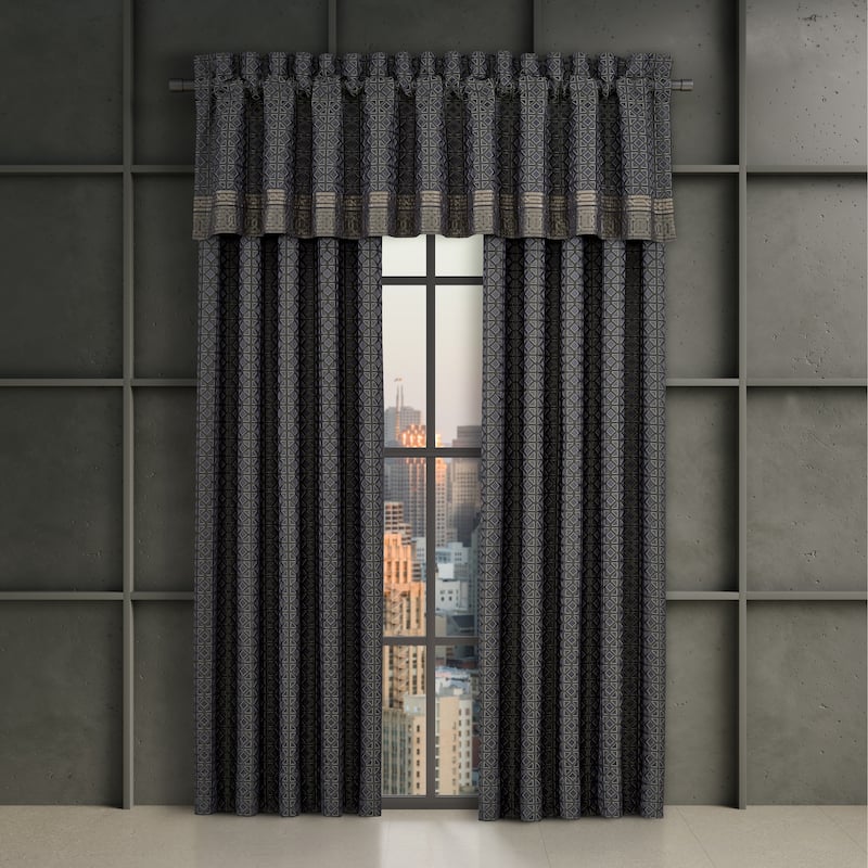 J. Queen New York Alaro Slate Window Panel Pair - 95 Inches