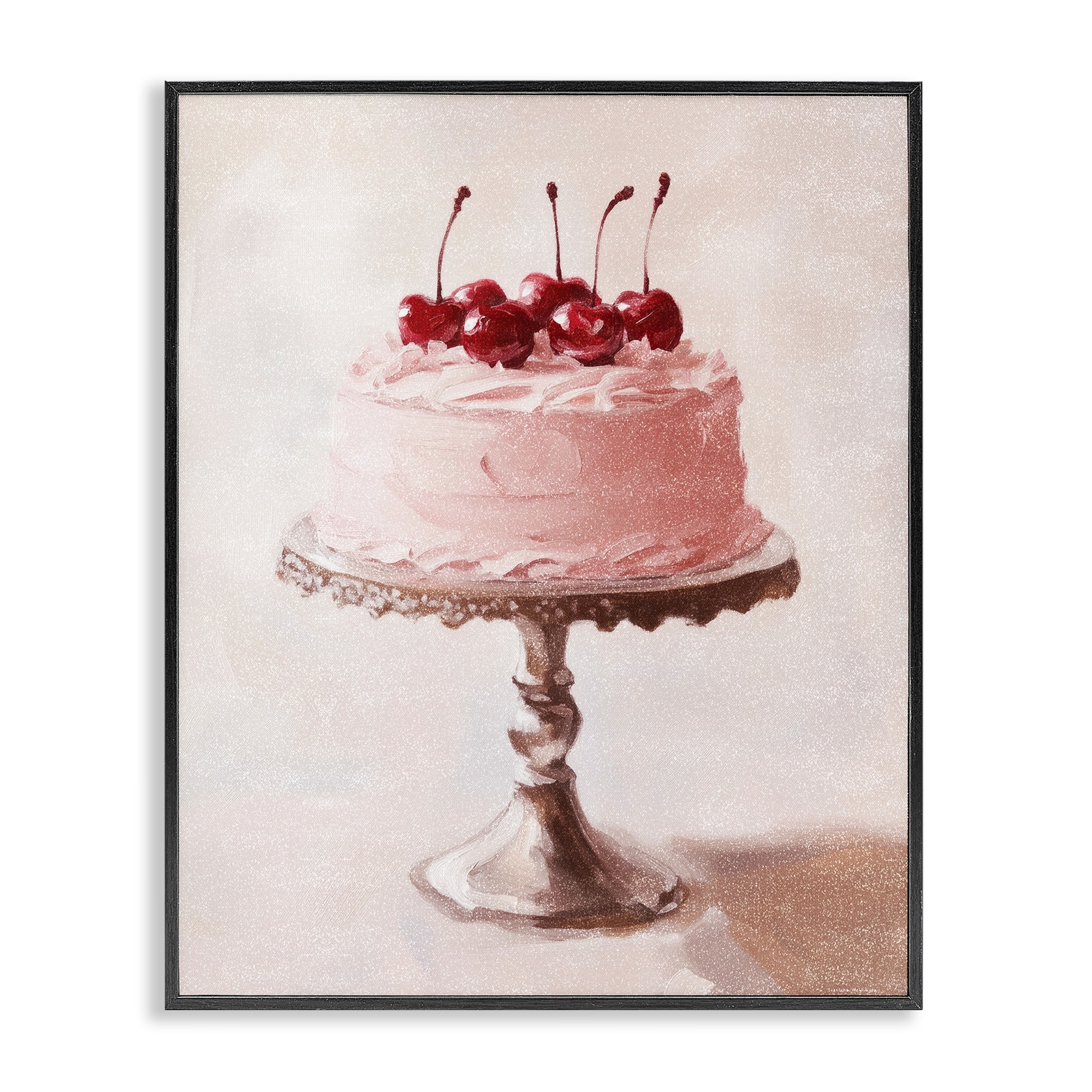 Stupell Cherry Cake Delight Framed Giclee Art Design By Svetlana Aleynikova