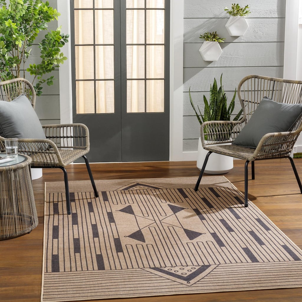 Arkia Recycled Bold Moroccan Washable Area Rug