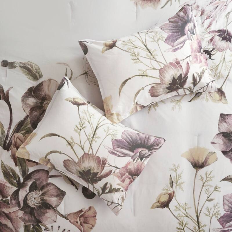 8 Piece Cotton Printed Comforter Set