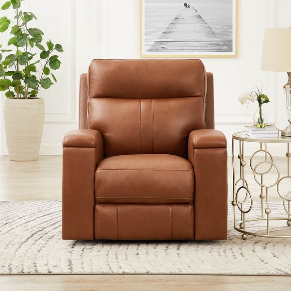 Hydeline Venice Zero Gravity Power Recline and Headrest Top Grain