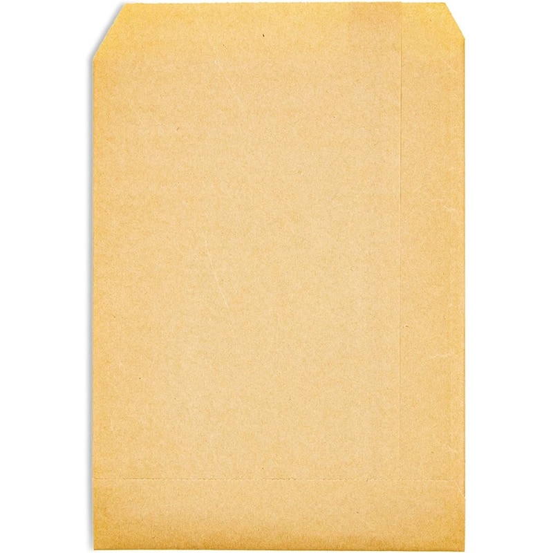 Blue Panda Kraft Paper Treat Bags for Wedding Party Favors (5 x 7.5 Inches, 100-Pack)