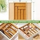preview thumbnail 2 of 3, Bamboo Expandable Drawer Organizer - 7.7"x6.7"