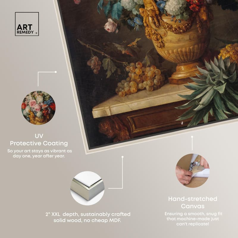 Vallayer 1789 Vase Canvas by Art Remedy