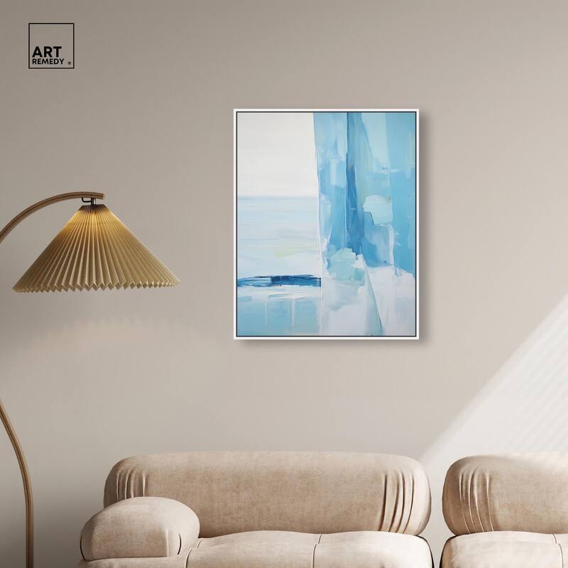 Seraphic Blues I Canvas by Art Remedy