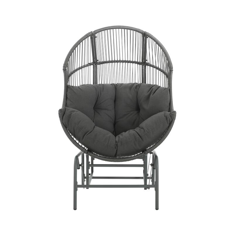 Outdoor Wicker Glider Chair