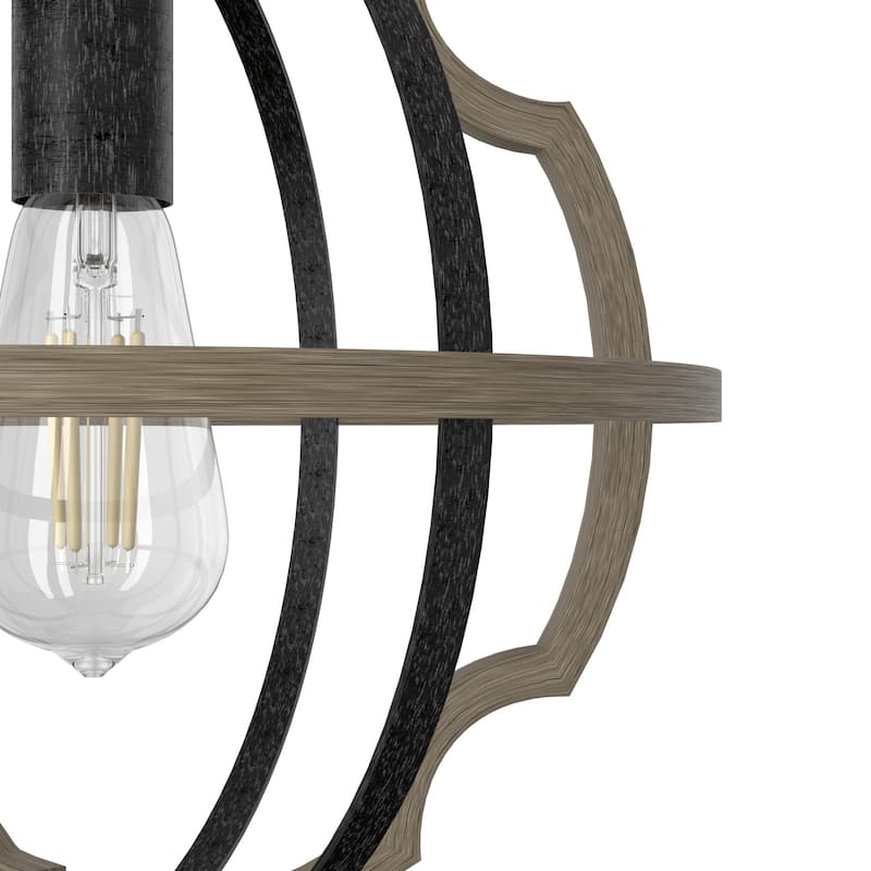 Hunter Stone Creek 1-Light Pendant - Kitchen Island, Dining Room, Entry - Farmhouse, Rustic, Transitional