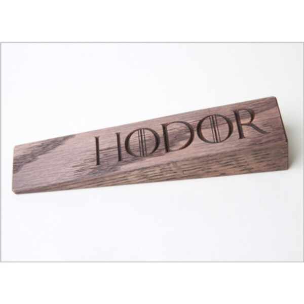 Hodor Doorstop Medieval Oak