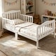 preview thumbnail 7 of 6, 53" Baby Toddler Bed Children Bedroom Furniture White