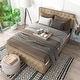 preview thumbnail 9 of 10, Furniture of America Tilly Button Tufted Fabric Upholstered Bed