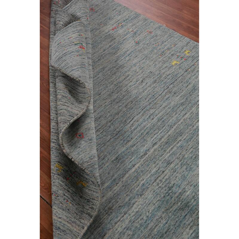 Hand Knotted Oriental 100% Wool Carpet Tribal Tribal Multi-Colored Gabbeh Area Rug - 7' 10'' X 5' 3''