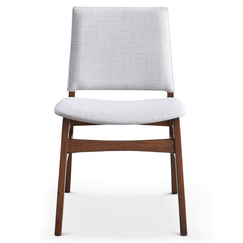 GDFStudio - Gusto Modern Fabric Dining Chair with Solid Wood Frame & Mid-Century Silhouette, Set of 2 - 31"
