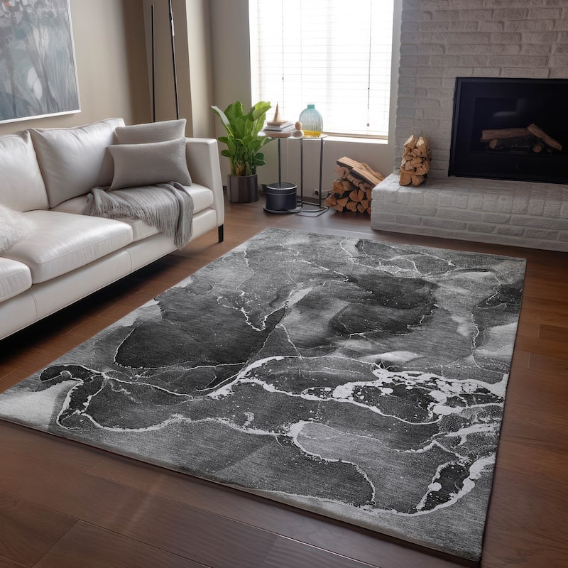 Premium Washable Super Soft Abstract Contemporary Mayfield Rug