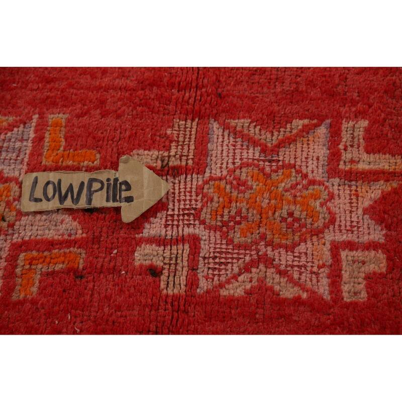 Tribal Moroccan Oriental Runner Rug Handmade Wool Carpet - 5'11"x 17'8"