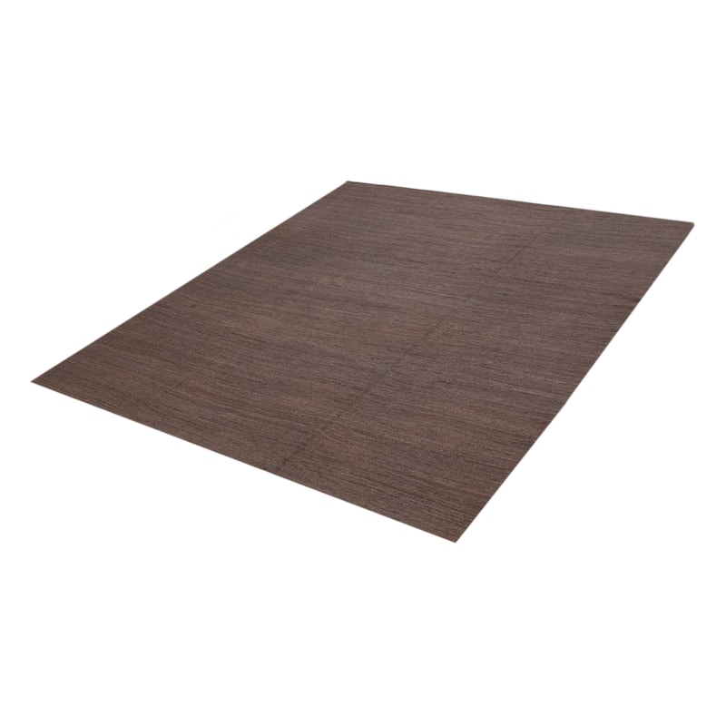 ECARPETGALLERY Flat-Weave Ankara FW Grey Wool Rug - 8'10 x 9'4