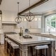 preview thumbnail 11 of 21, Modern Farmhouse 1/3-Light Wood Rustic Chandelier Lantern for Kitchen Island