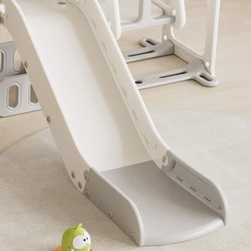 Toddler Activity Center Slide for Kids Indoor Outdoor Playground with Climbing Swing Basketball Telescope and Exploration Toys