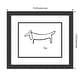 preview thumbnail 41 of 68, Le Chien (The Dog) by Pablo Picasso Framed Wall Art Print