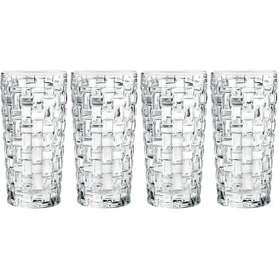 Nachtmann Set of 4 Dancing Stars Bossa Nova Long Drink Glasses - 14 oz.