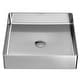 preview thumbnail 13 of 18, Karran Cinox Stainless Steel Square Vessel Sink Stainless Steel