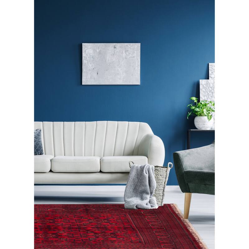 ECARPETGALLERY Hand-knotted Finest Khal Mohammadi Red Wool Rug - 5'1 x 6'6