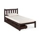 preview thumbnail 9 of 26, Poppy Solid Wood Twin or Full Size Bed