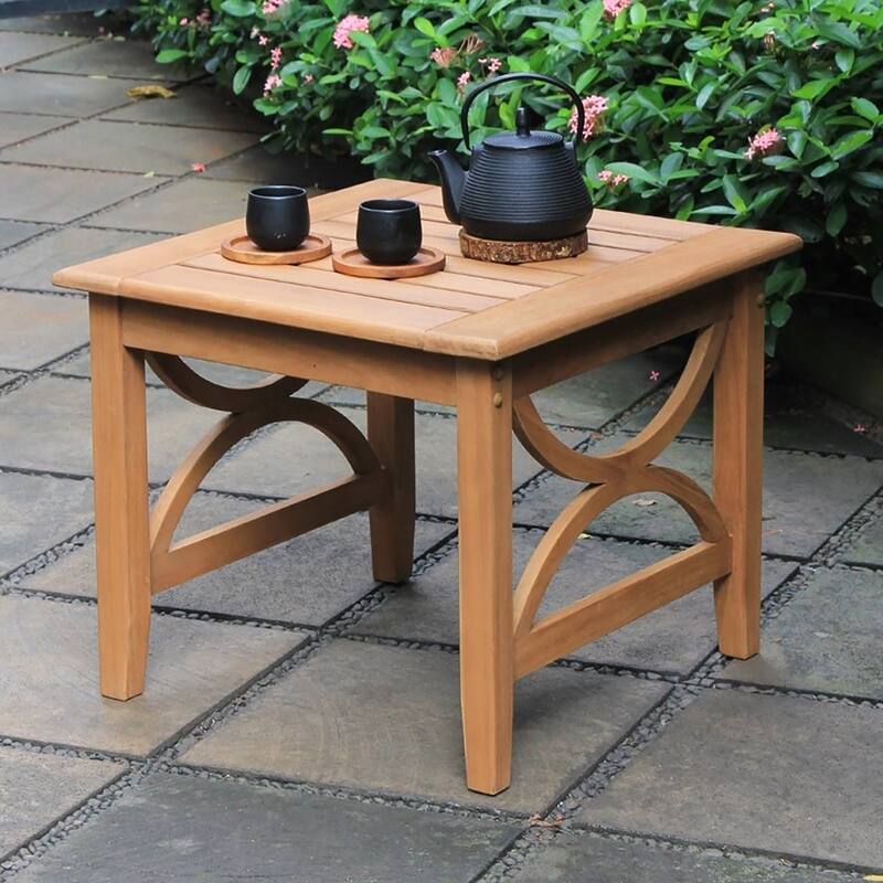 Cambridge Casual Luma 3-piece Teak Rocking Chair Outdoor Set with Cushion