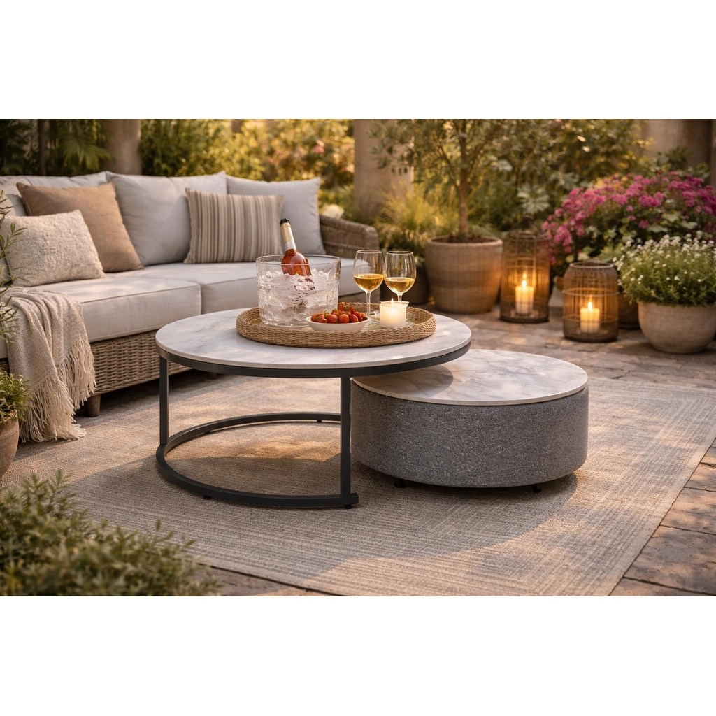 Serene Outdoor Modern Outdoor Coffee Table