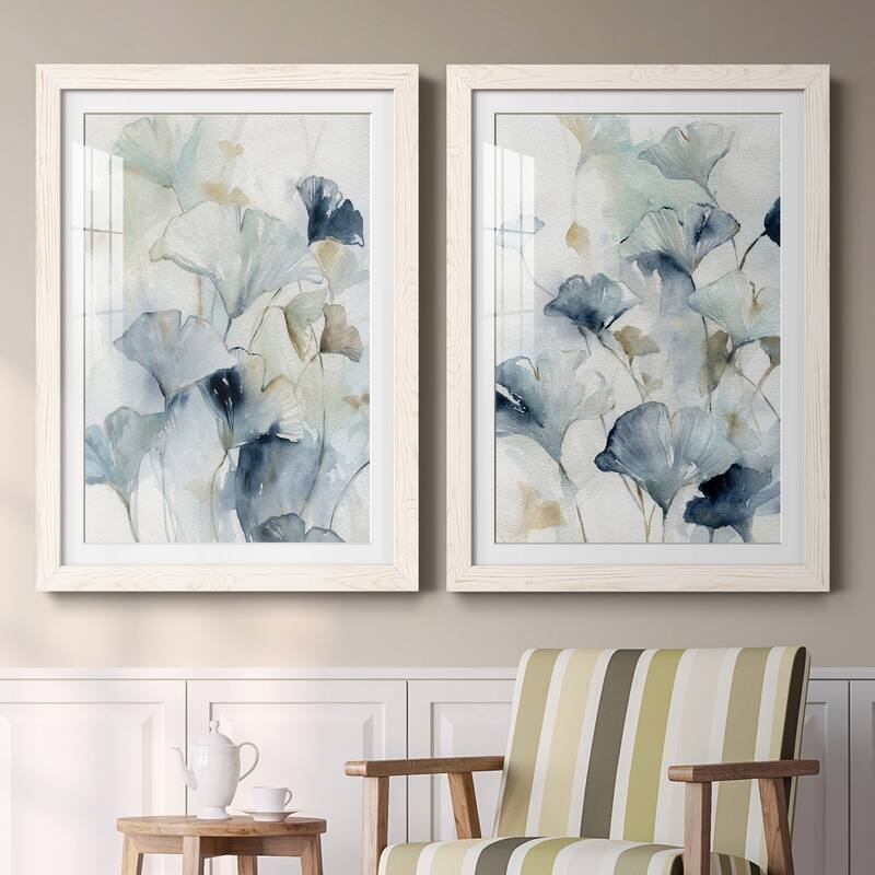 Indigo Ginkgo I-Premium Framed Print - Ready to Hang
