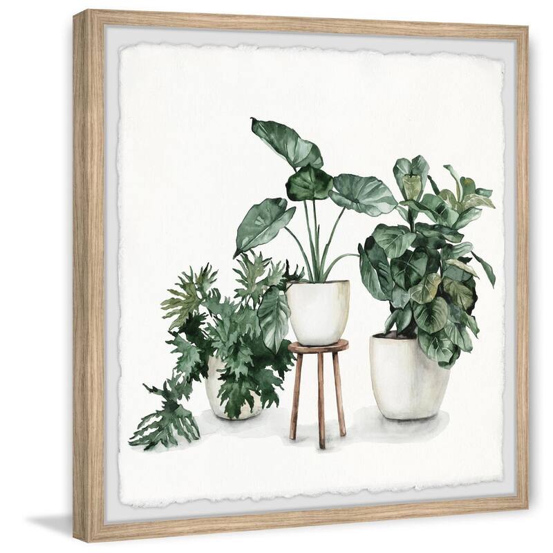 Blooming Garden Framed Print - Indoor Flower Wall Art - Home Decor Painting