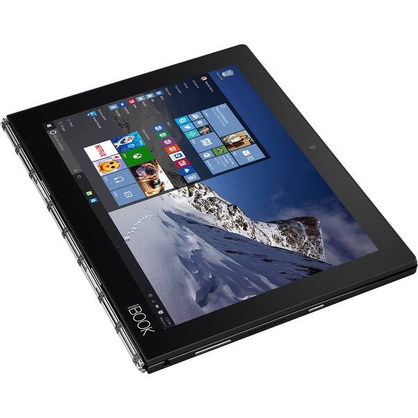 Lenovo Yoga Book 10 1 2 In 1 Laptop Computer Black Za150000us 10 1 Padded Case For Tablet Bundle Overstock 20820015