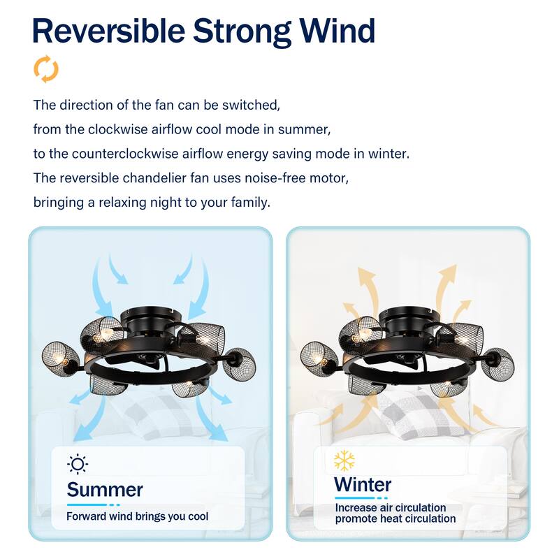 25.8'' Industrial Ceiling Fan with remote control ,5 ABS Blades small size ceiling fan