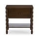 preview thumbnail 25 of 33, Max and Lily Jenny Lind Nightstand with 1 Drawer and Bottom Shelf
