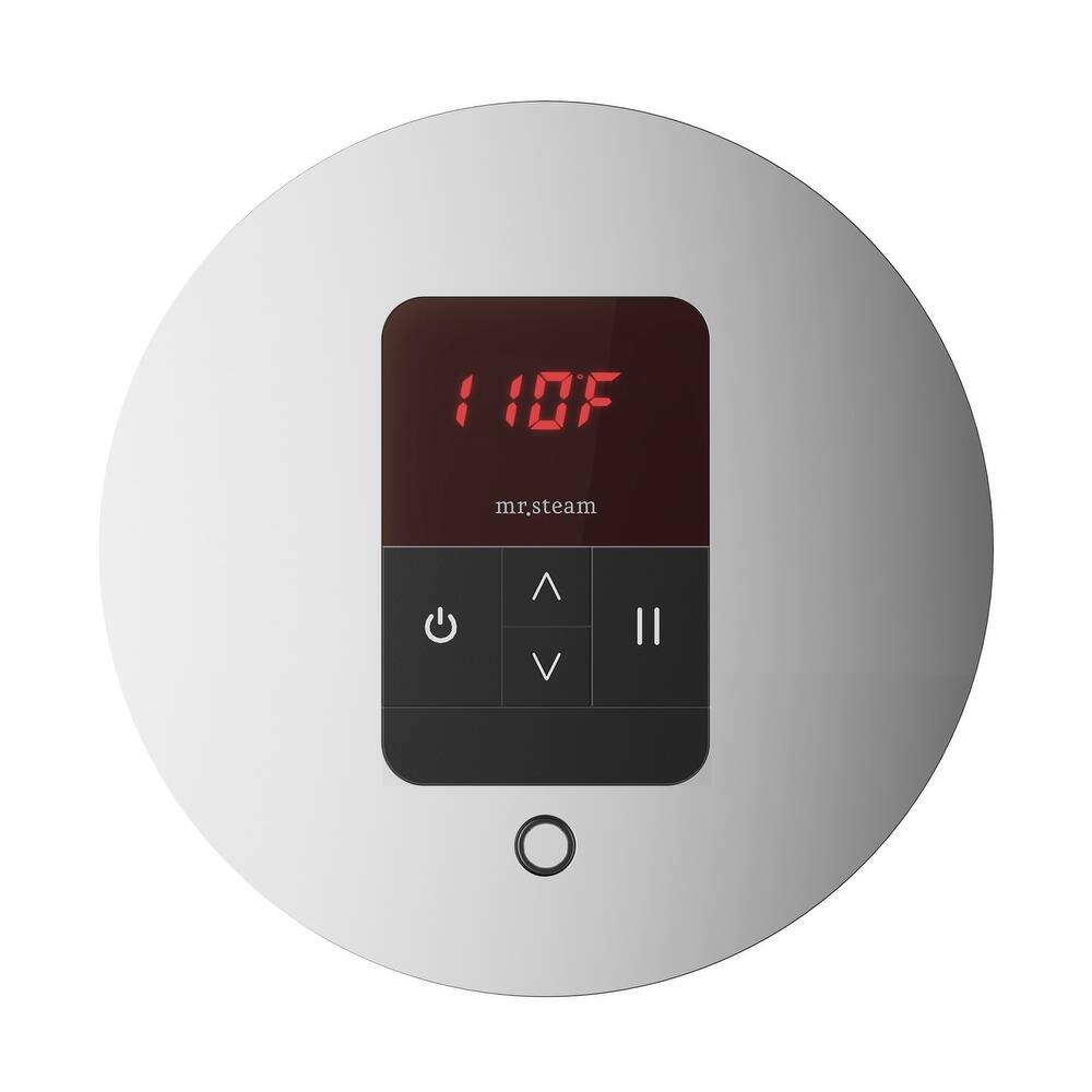 Mr Steam ITRD Itempo Round Steam Shower Control and Steamhead