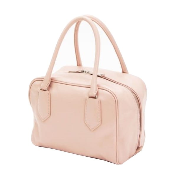 light pink tote purse