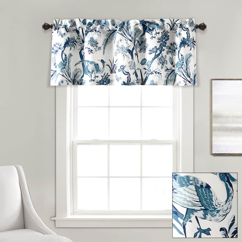 Lush Decor Dolores Light Filtering Valance - 18" x 52"